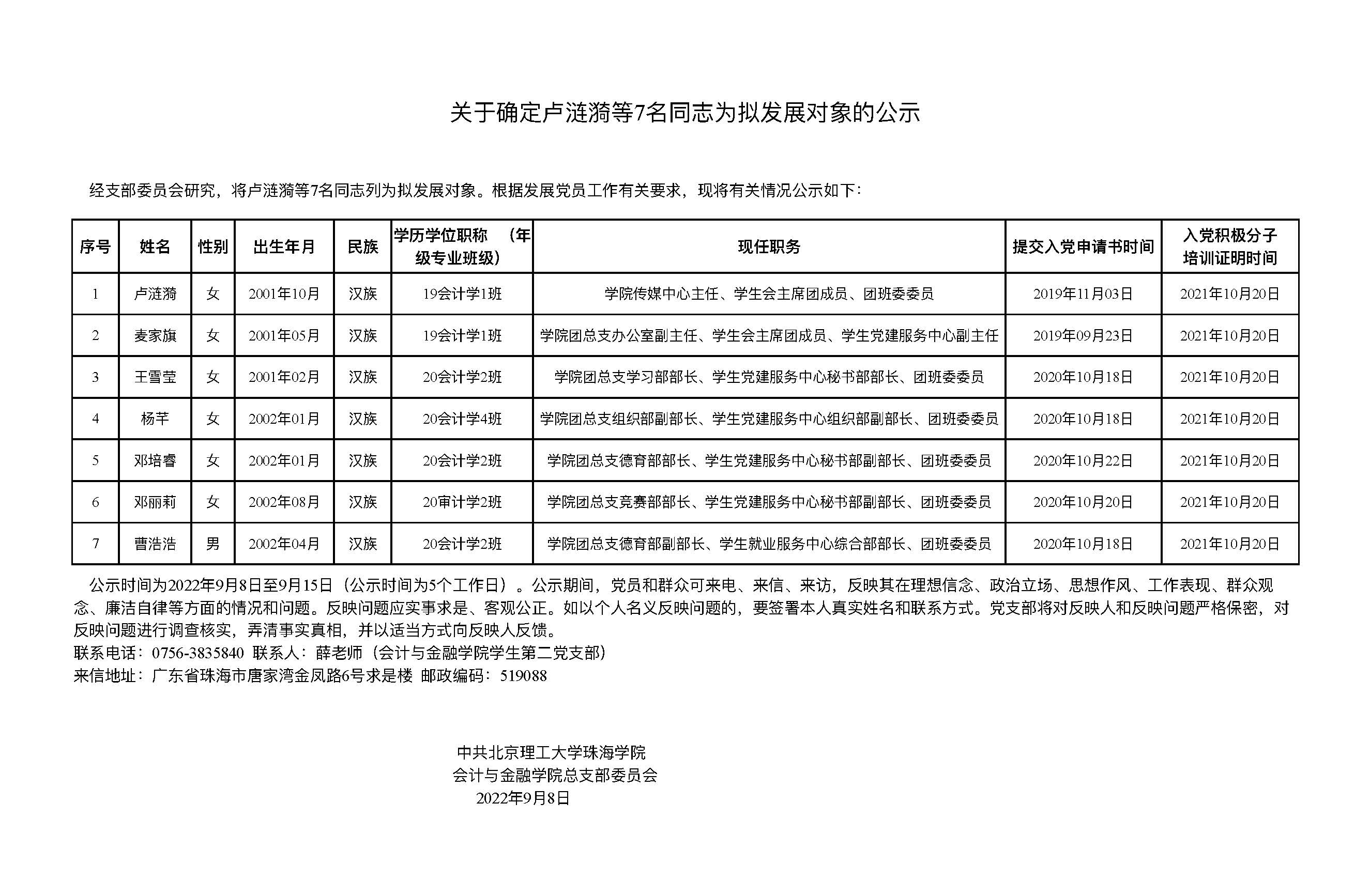 （公示）会计与金融学院2022年拟发展对象公示名单（第4批）（关于确定卢涟漪等7名同志为拟发展对象的公示）.jpg