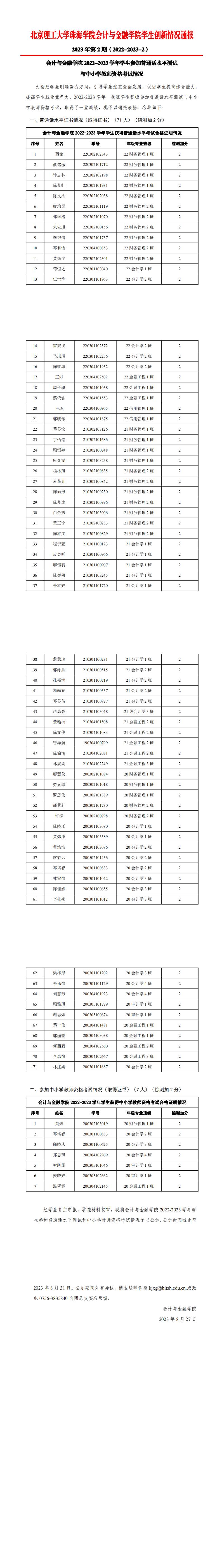 （公示）2023年第2期《会计与金融学院学生创新情况通报》（普通话与教资）_20230827180559_00(1).jpg