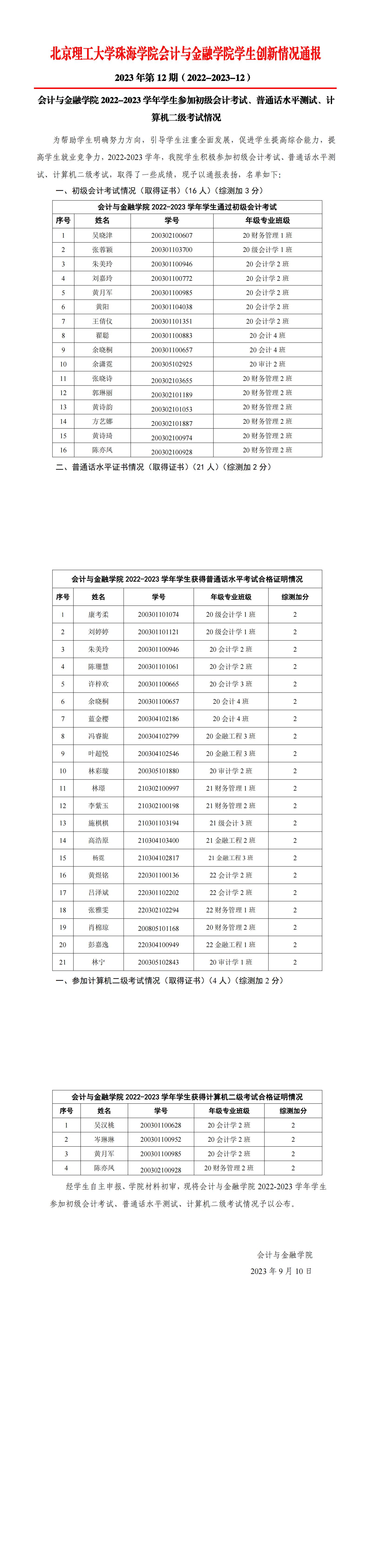 （公布）2023年第12期《会计与金融学院学生创新情况通报》（初会、普通话、计算机）_00(1).jpg