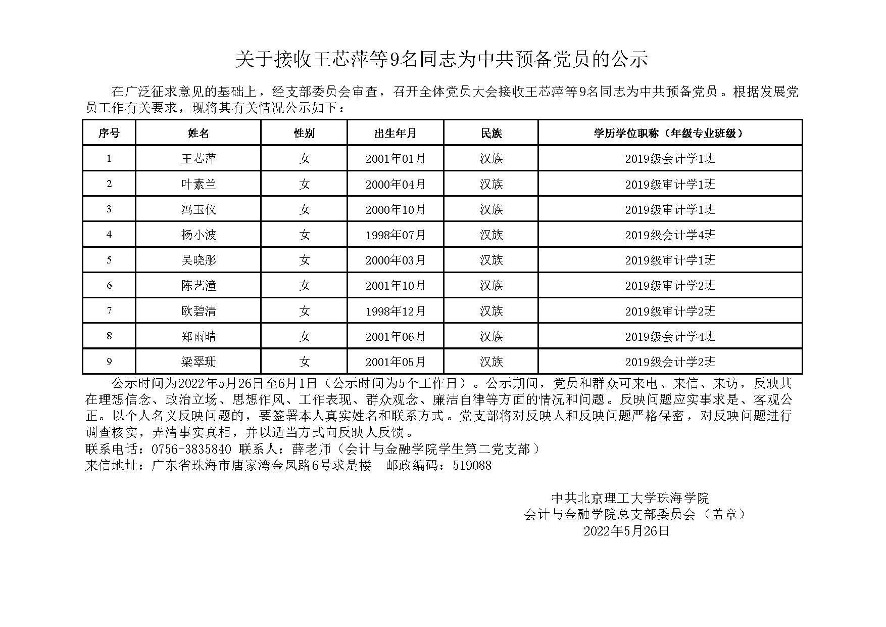 关于接收王芯萍等9名同志为中共预备党员的公示-1.jpg